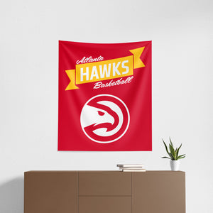 NBA Atlanta Hawks Premium Wall Hanging 34 x 40 Inches