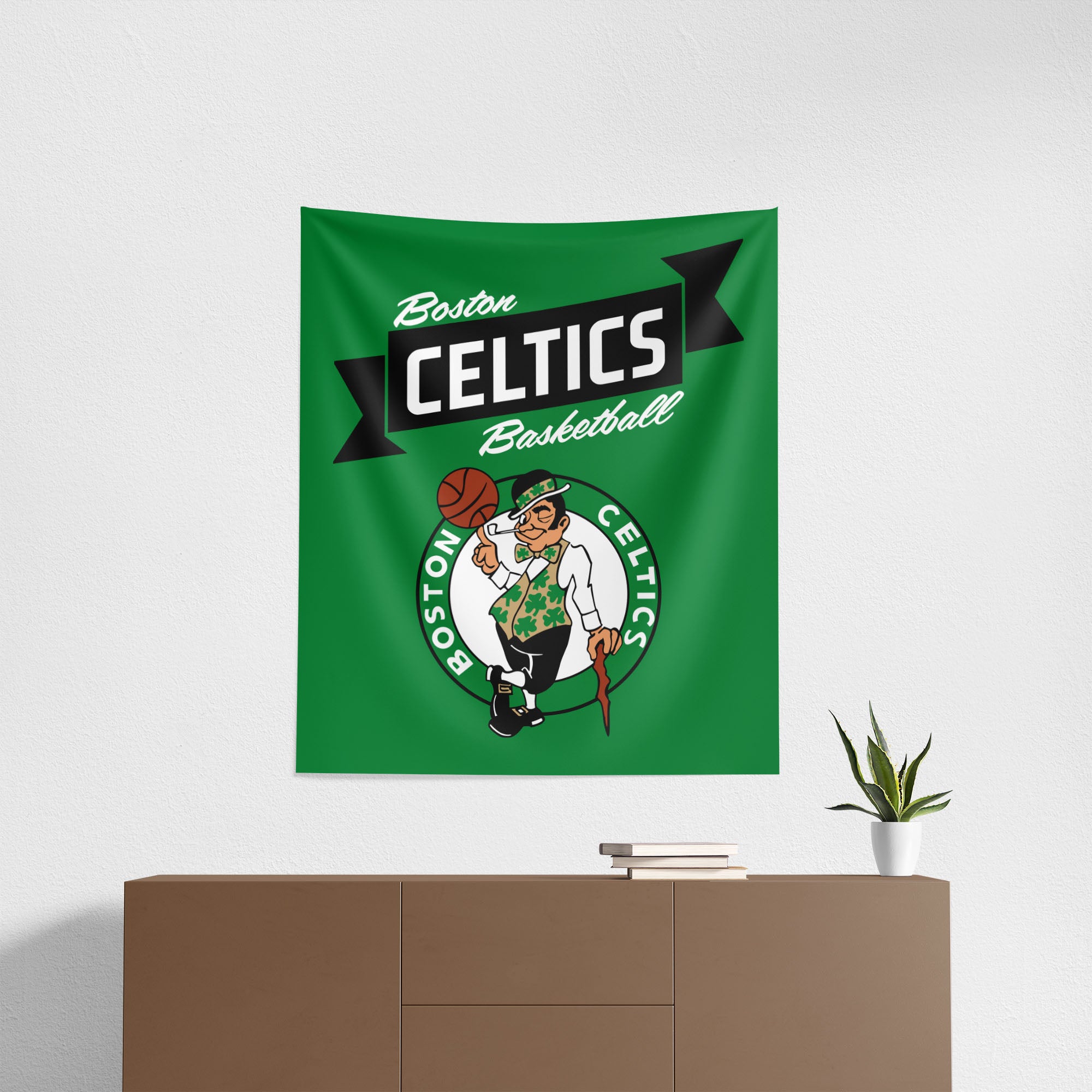 NBA Boston Celtics Premium Wall Hanging 34 x 40 Inches