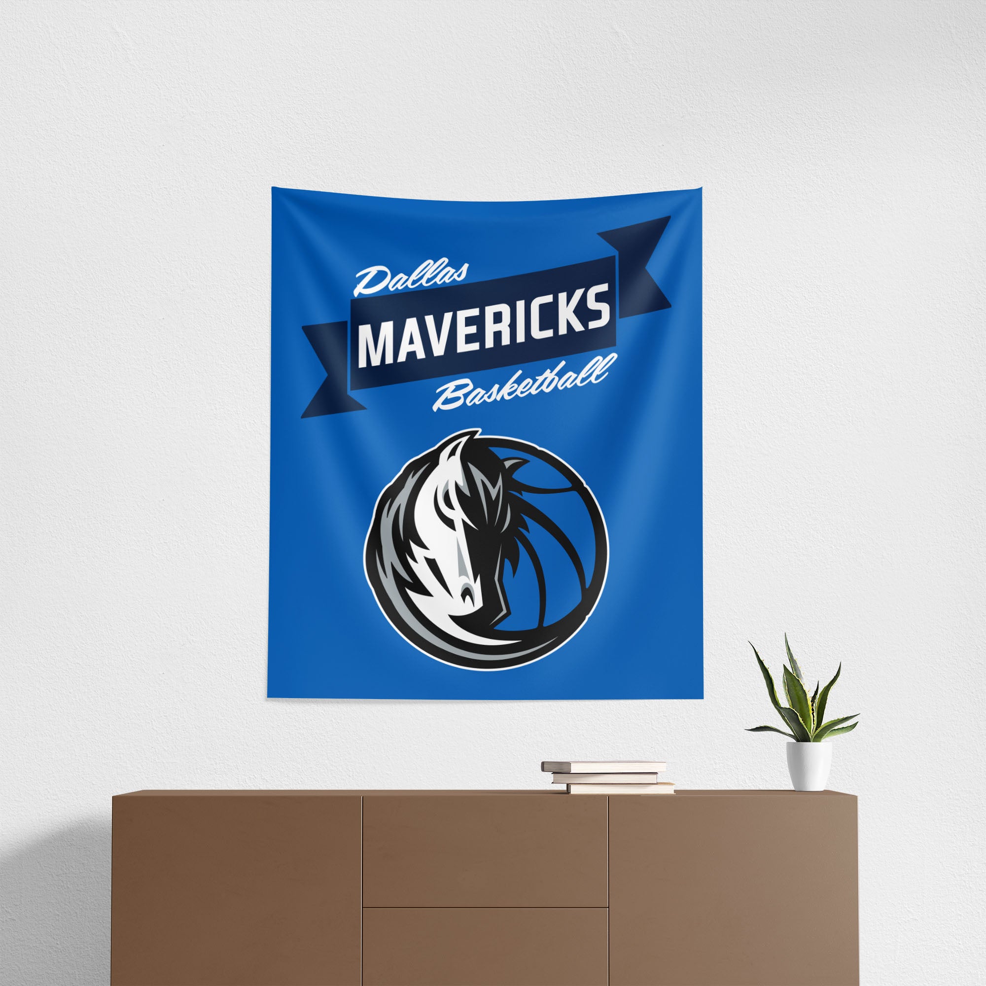 NBA Dallas Mavericks Premium Wall Hanging 34 x 40 Inches