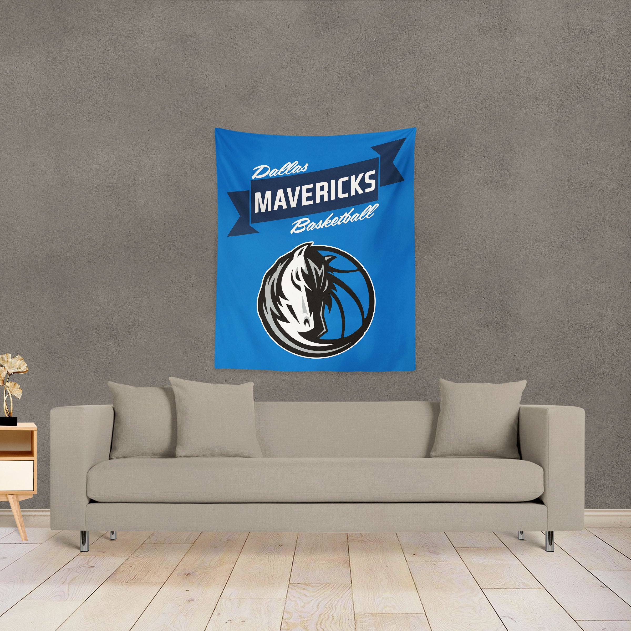 NBA Dallas Mavericks Premium Wall Hanging 34 x 40 Inches