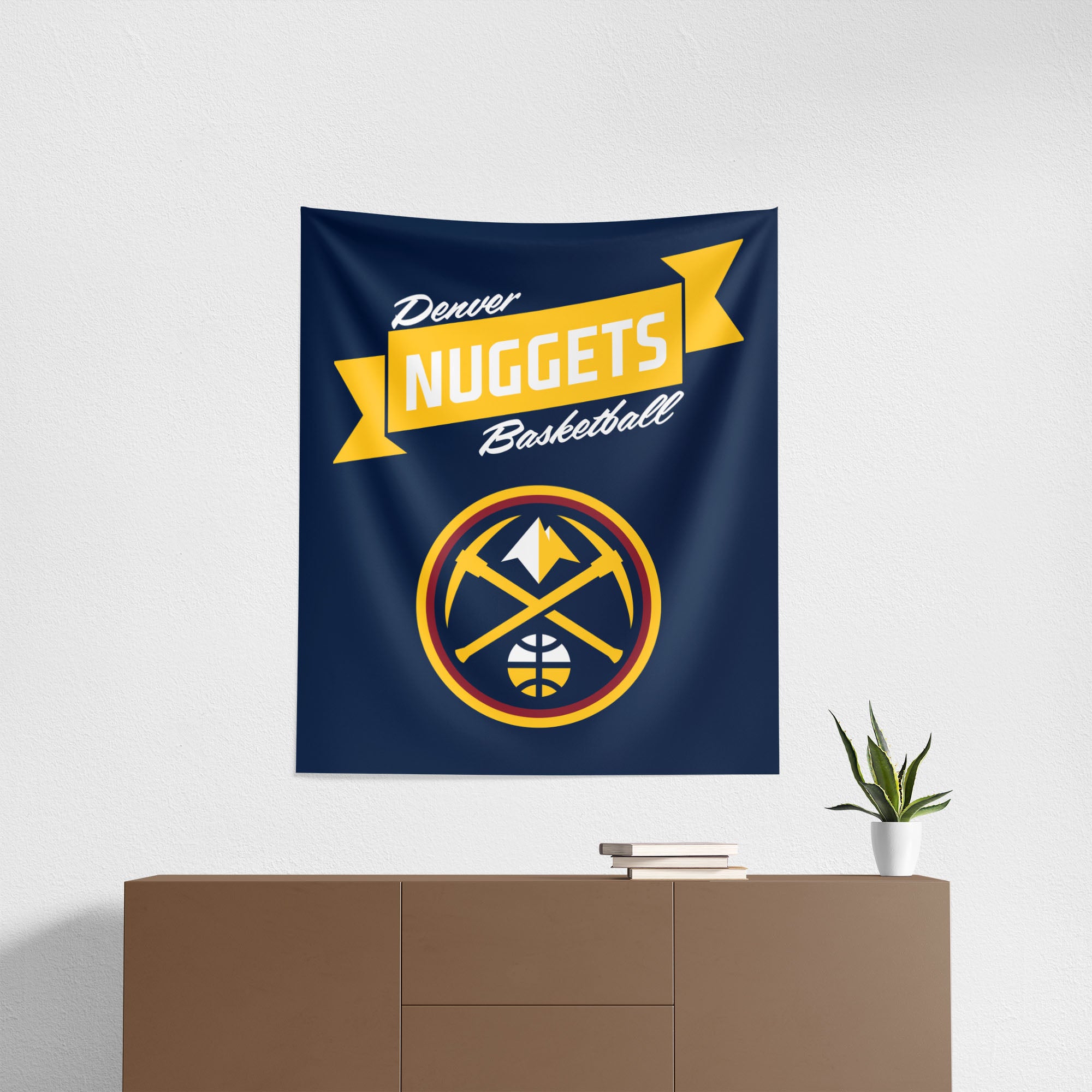 NBA Denver Nuggets Premium Wall Hanging 34 x 40 Inches