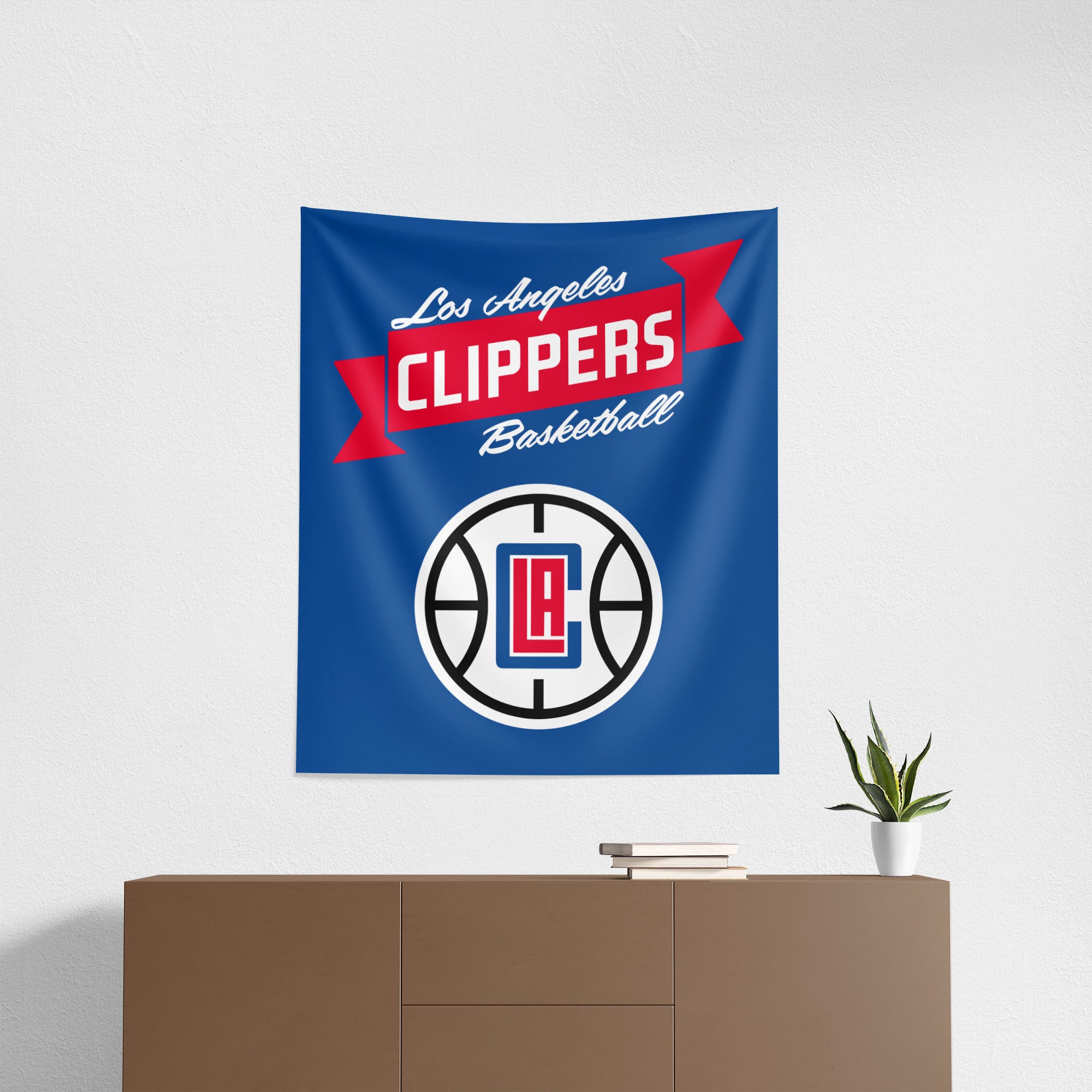 NBA Los Angeles Clippers Premium Wall Hanging 34 x 40 Inches