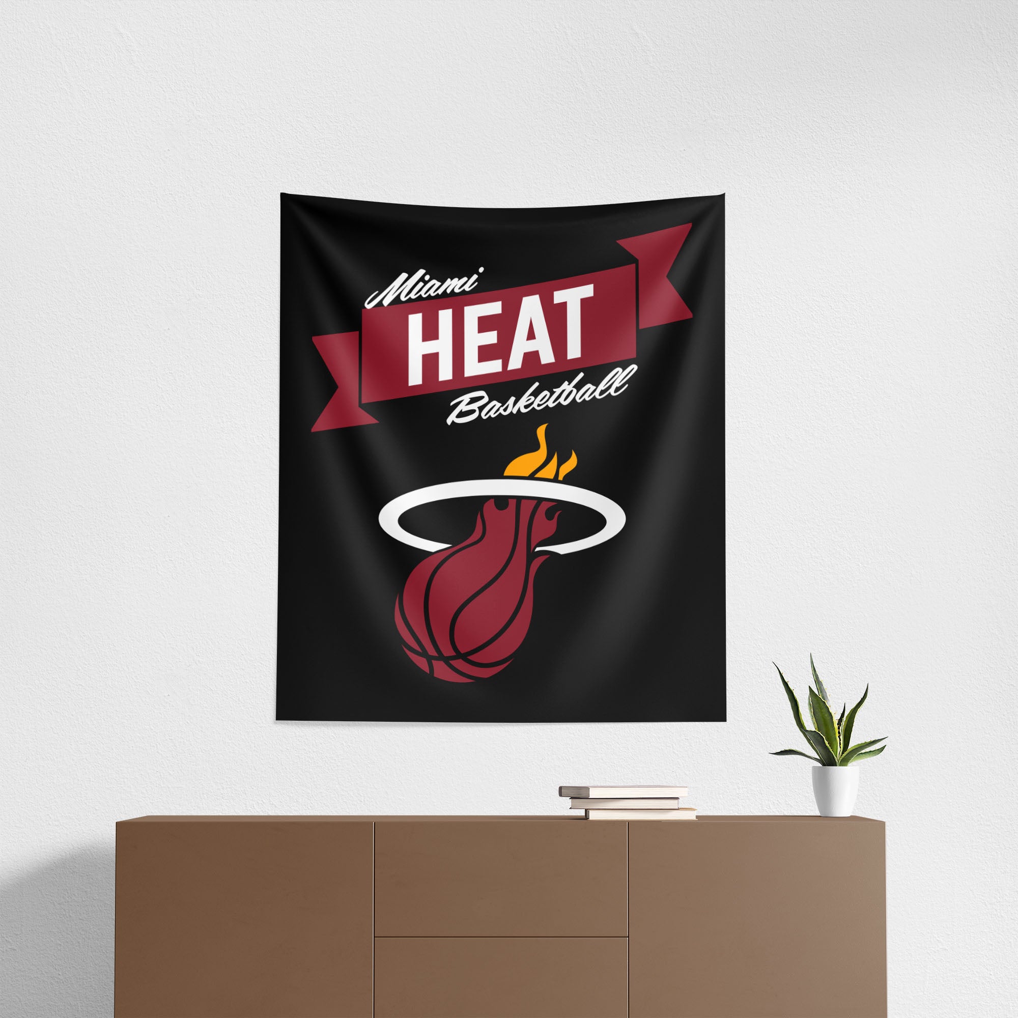 NBA Miami Heat Premium Wall Hanging 34 x 40 Inches