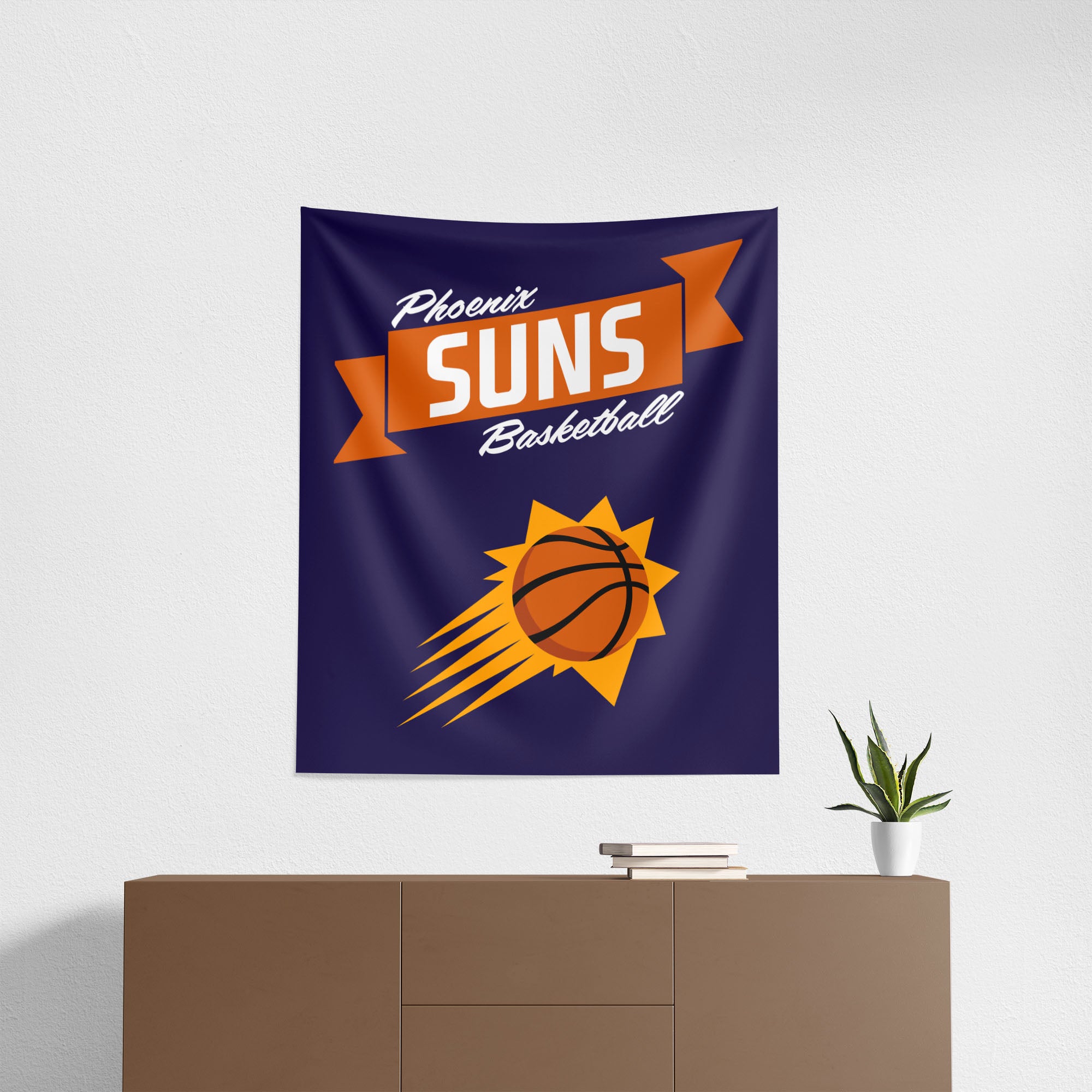 NBA Phoenix Suns Premium Wall Hanging 34 x 40 Inches