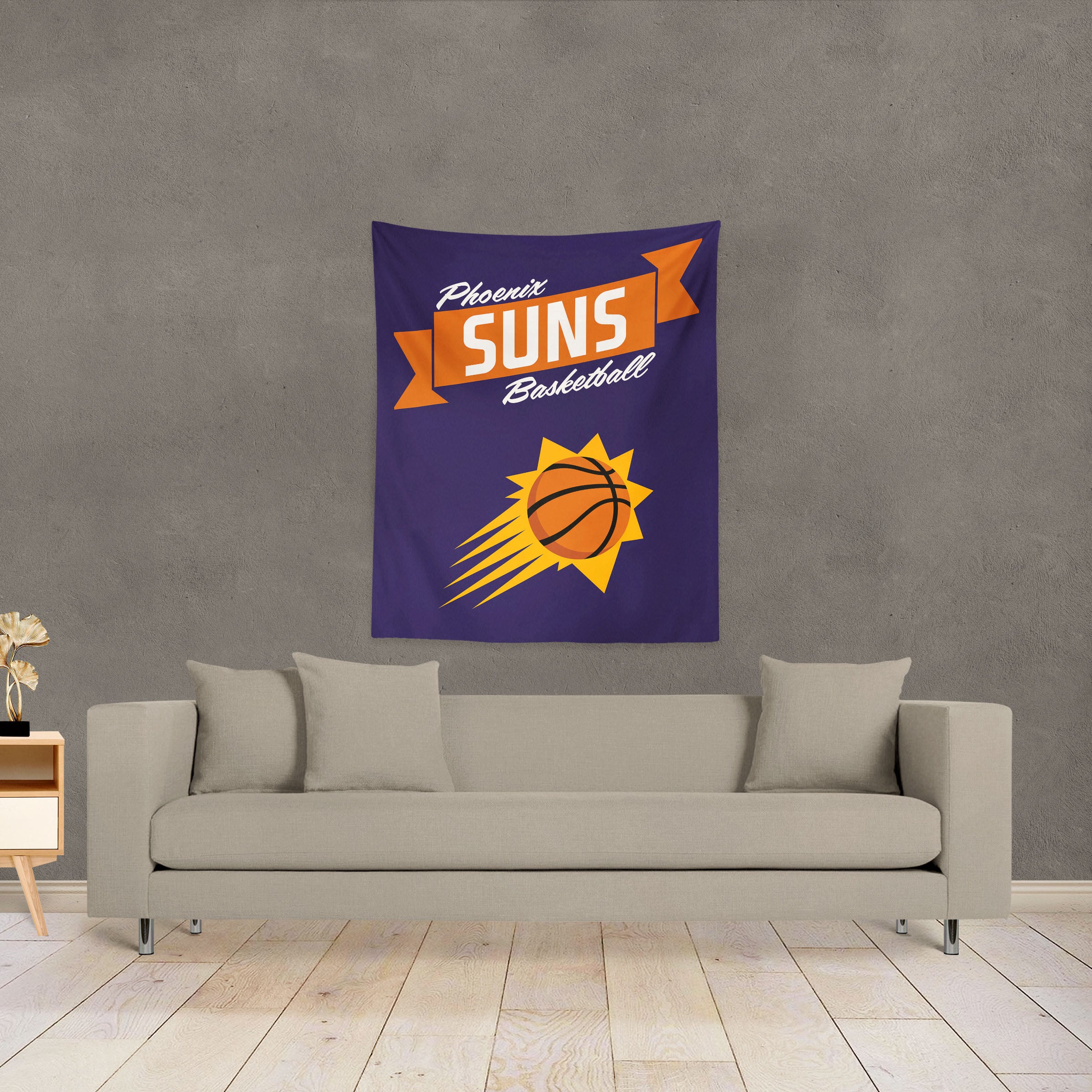 NBA Phoenix Suns Premium Wall Hanging 34 x 40 Inches