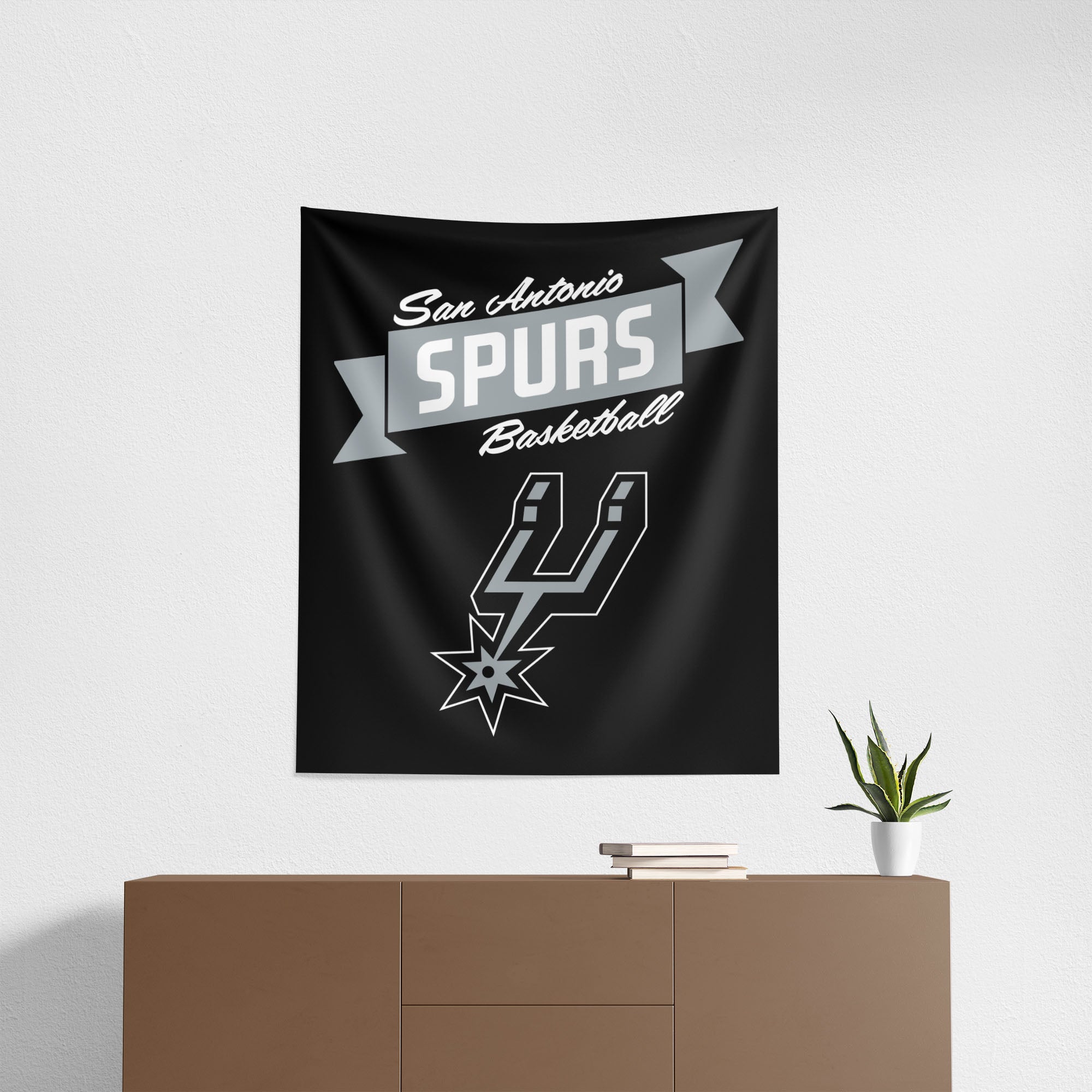 NBA San Antonio Spurs Premium Wall Hanging 34 x 40 Inches