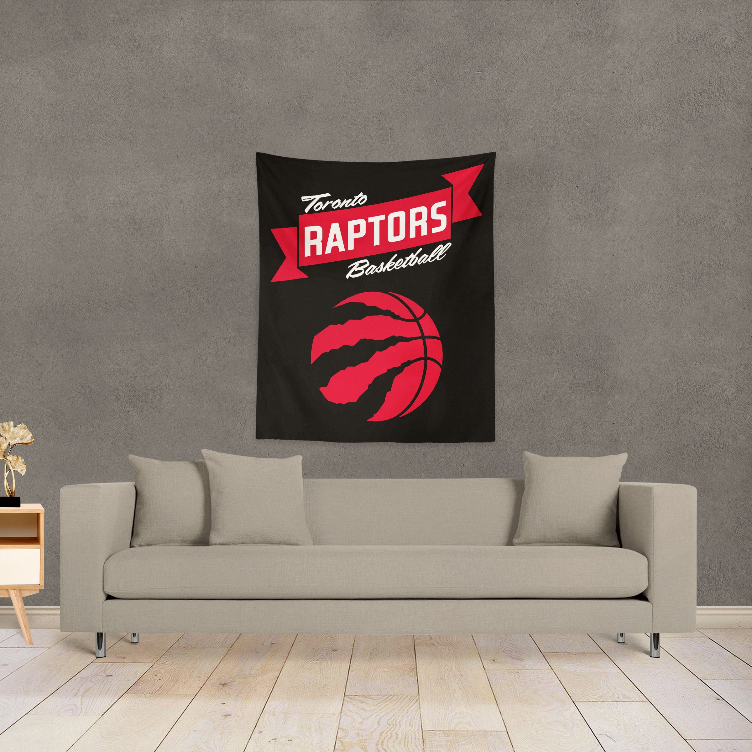 NBA Toronto Raptors Premium Wall Hanging 34 x 40 Inches