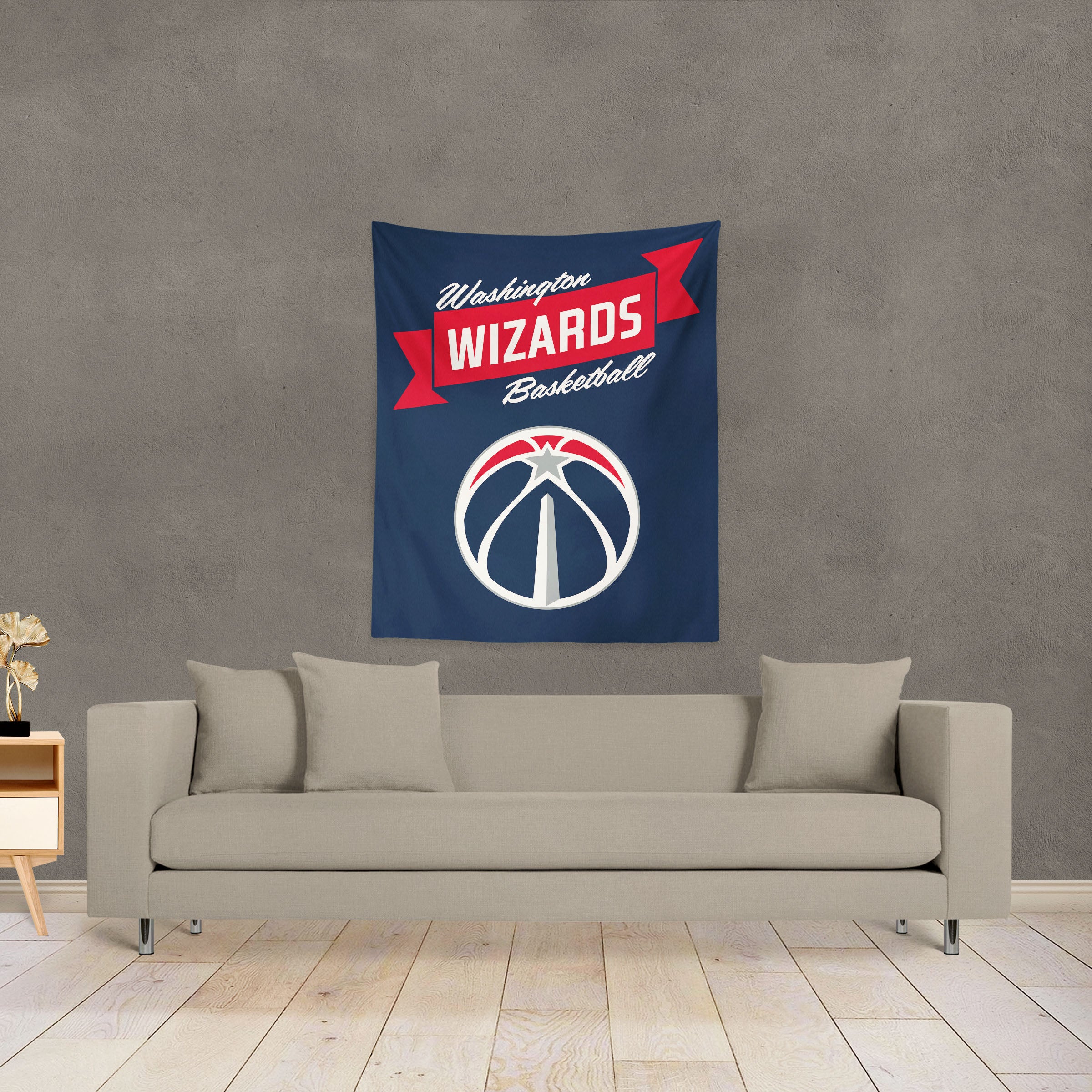 NBA Washington Wizards Premium Wall Hanging 34 x 40 Inches