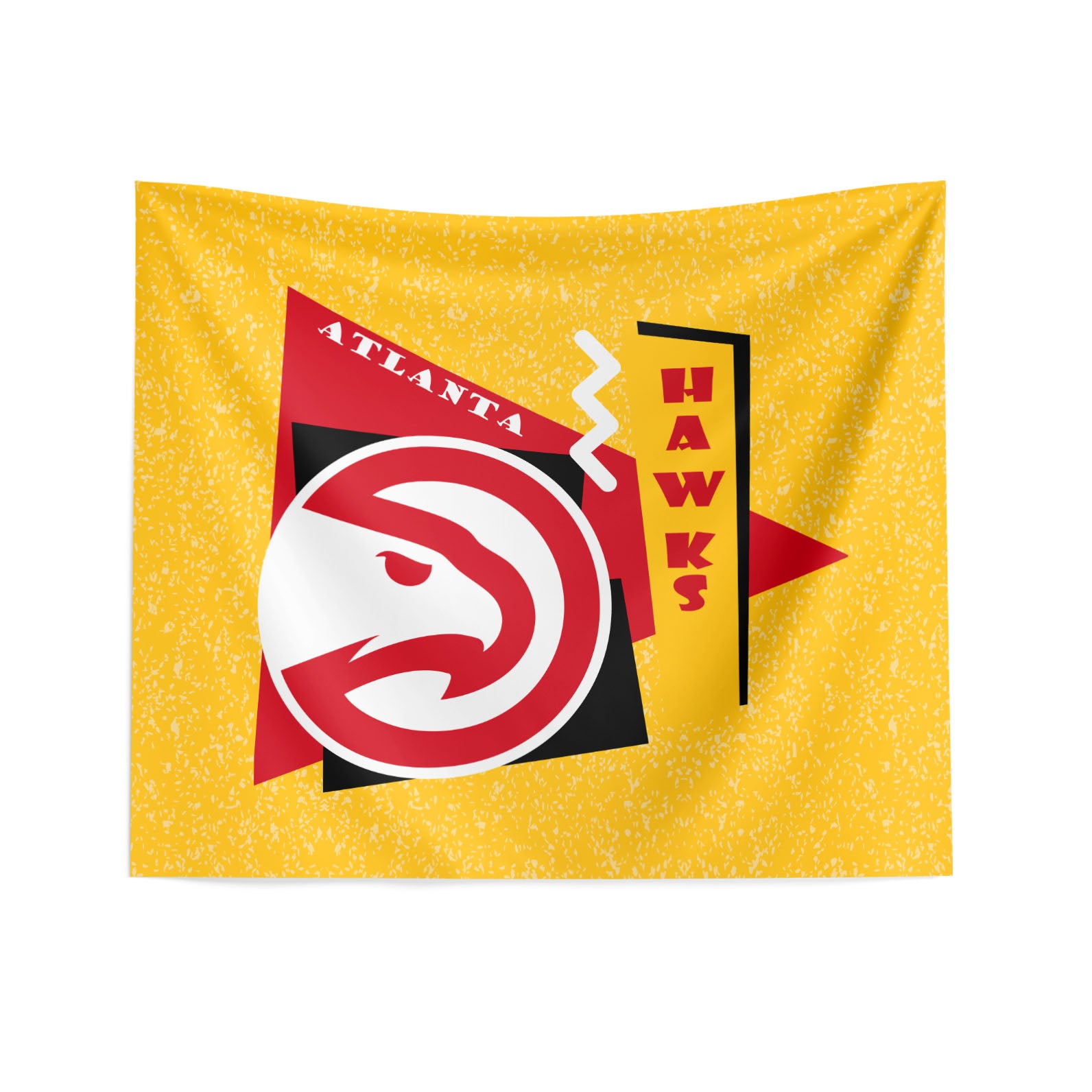 NBA Atlanta Hawks Funky Fresh Wall Hanging 34 x 40 Inches