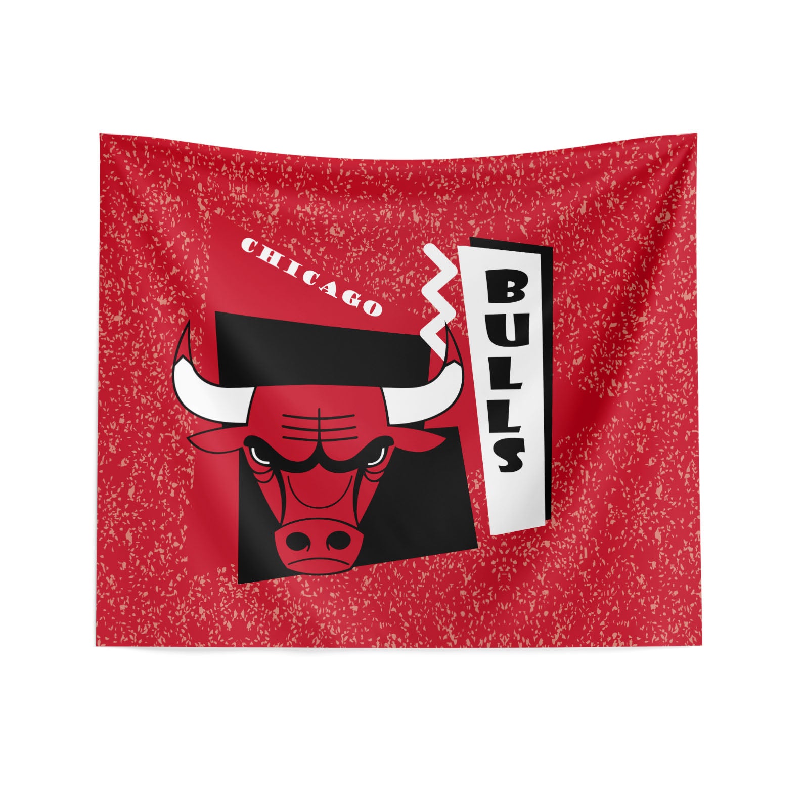 NBA Chicago Bulls Funky Fresh Wall Hanging 34 x 40 Inches