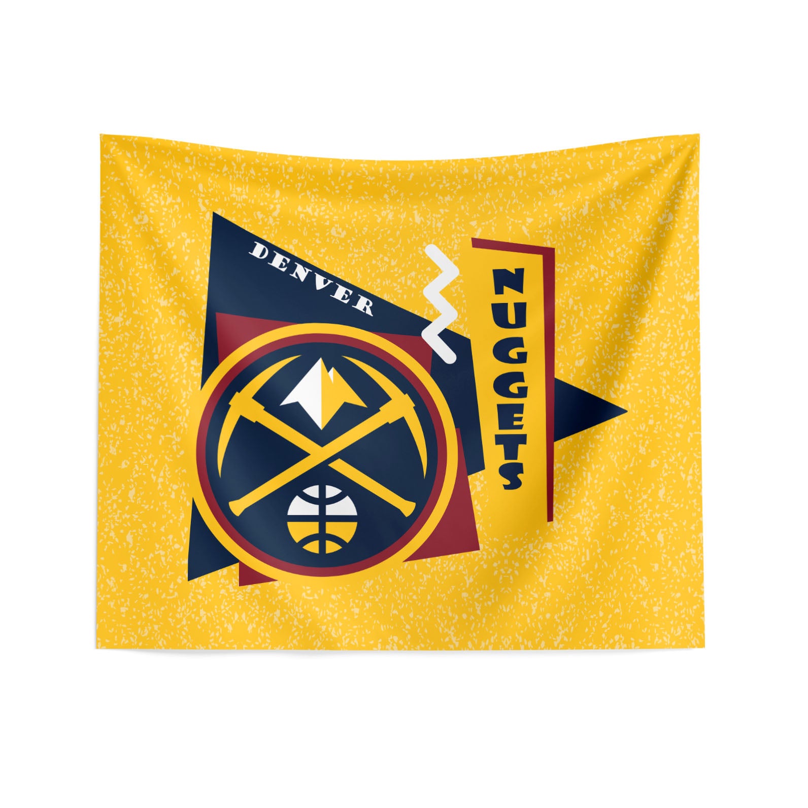 NBA Denver Nuggets Funky Fresh Wall Hanging 34 x 40 Inches