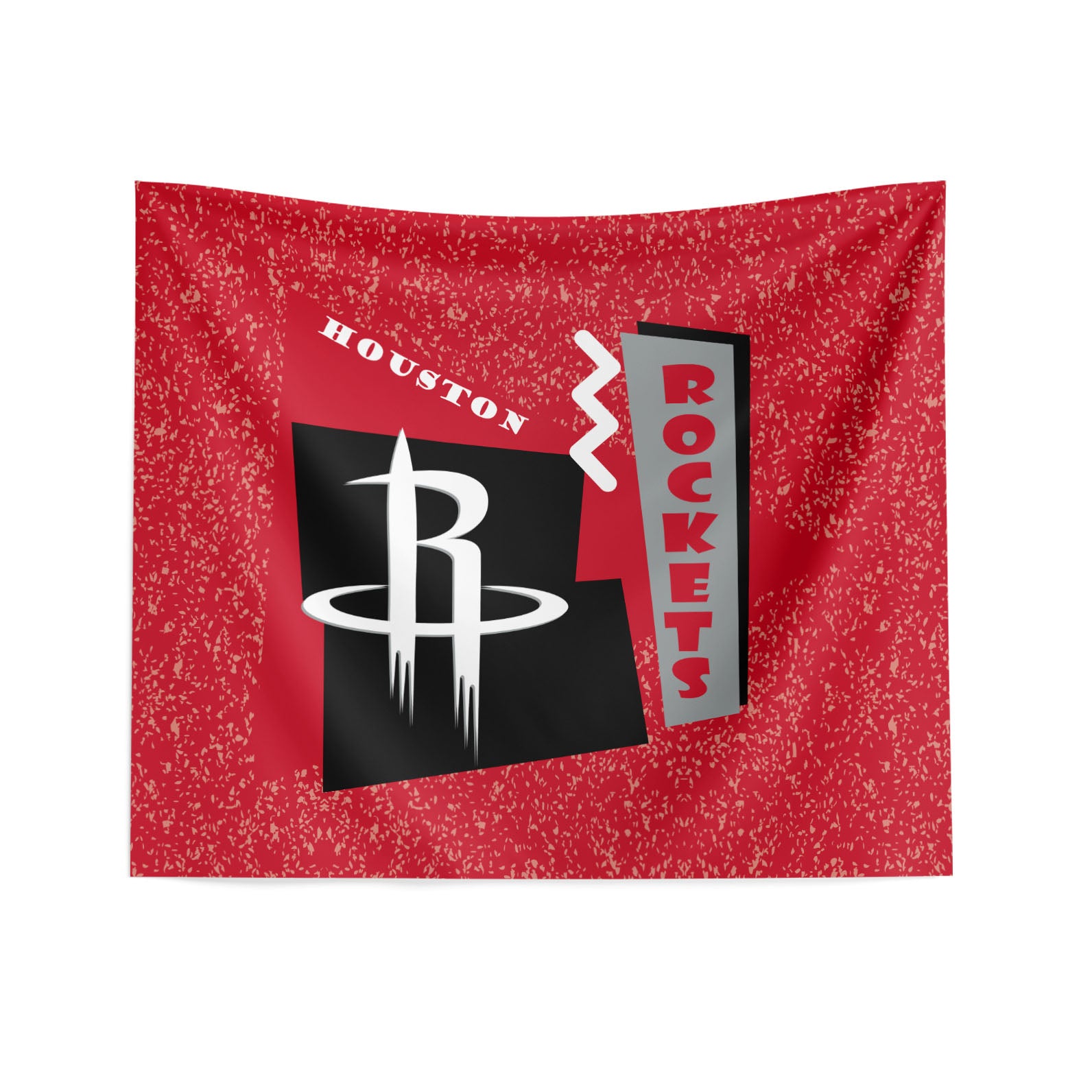 NBA Houston Rockets Funky Fresh Wall Hanging 34 x 40 Inches