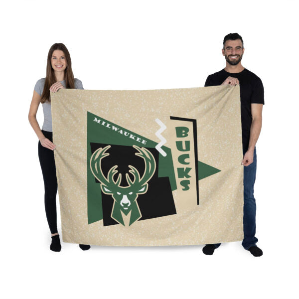 NBA Milwaukee Bucks Funky Fresh Wall Hanging 34 x 40 Inches