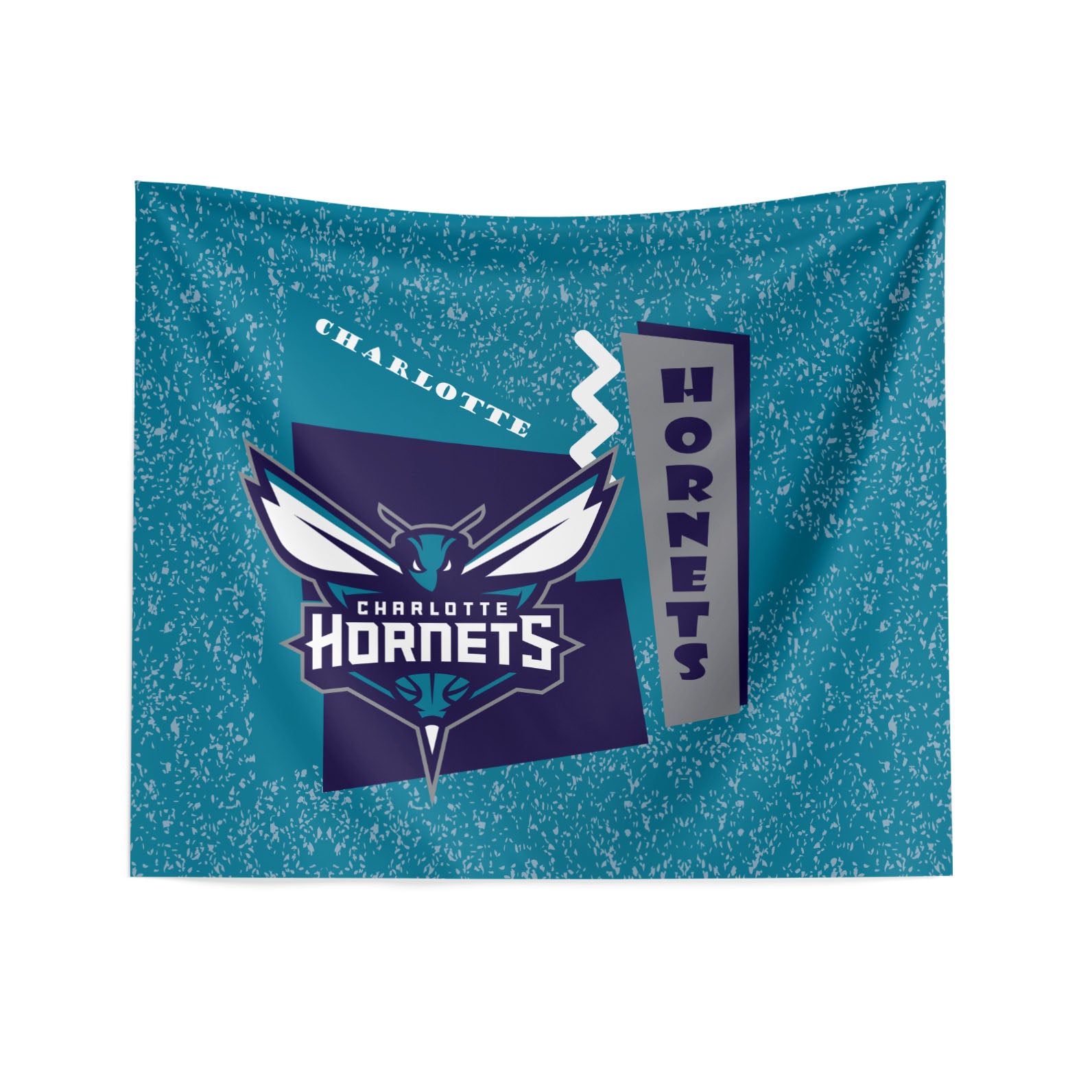 NBA Charlotte Hornets Funky Fresh Wall Hanging 34 x 40 Inches