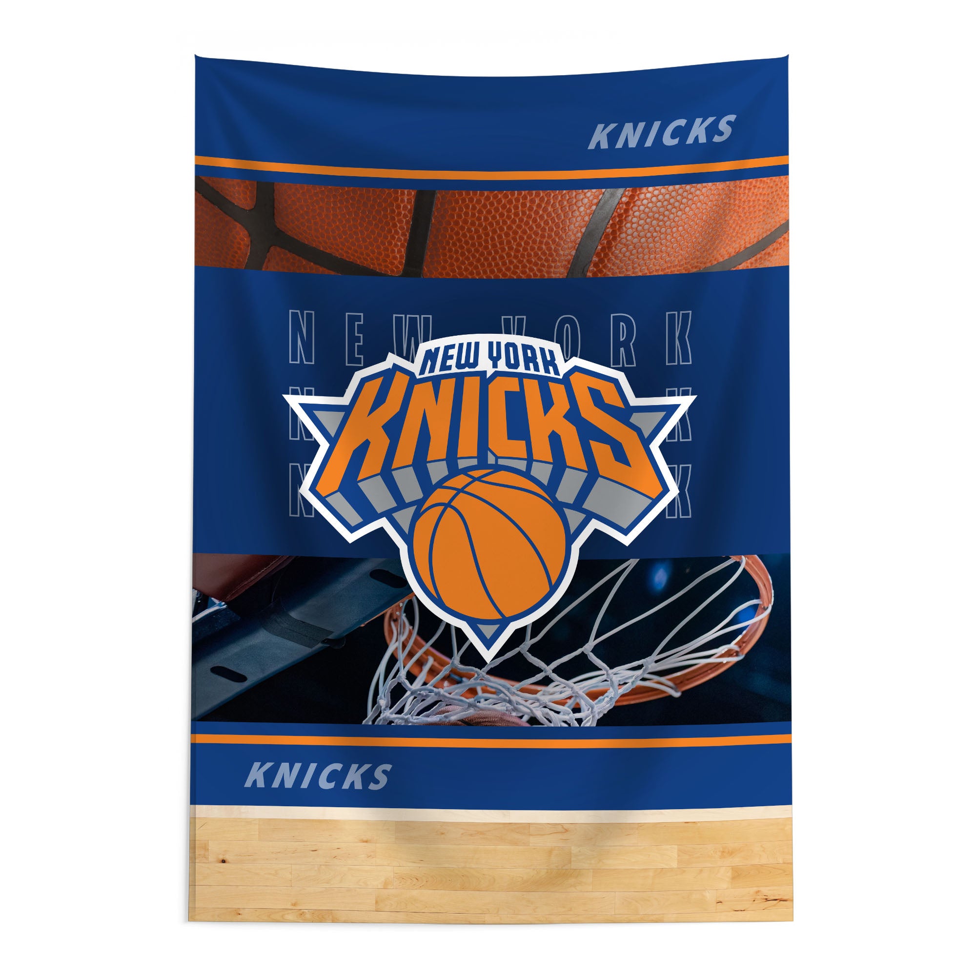 NBA New York Knicks Detailed Collage Wall Hanging Tapestry 24x36 inches