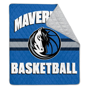 NBA Dallas Mavericks Ball Strip Outdoor Blanket 60x70 inches