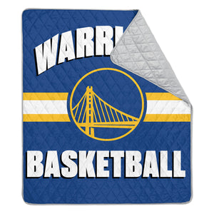 NBA Golden State Warriors Ball Strip Outdoor Blanket 60x70 inches