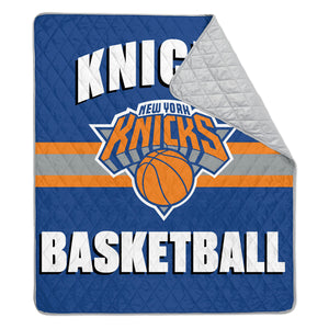 NBA New York Knicks Ball Strip Outdoor Blanket 60x70 inches