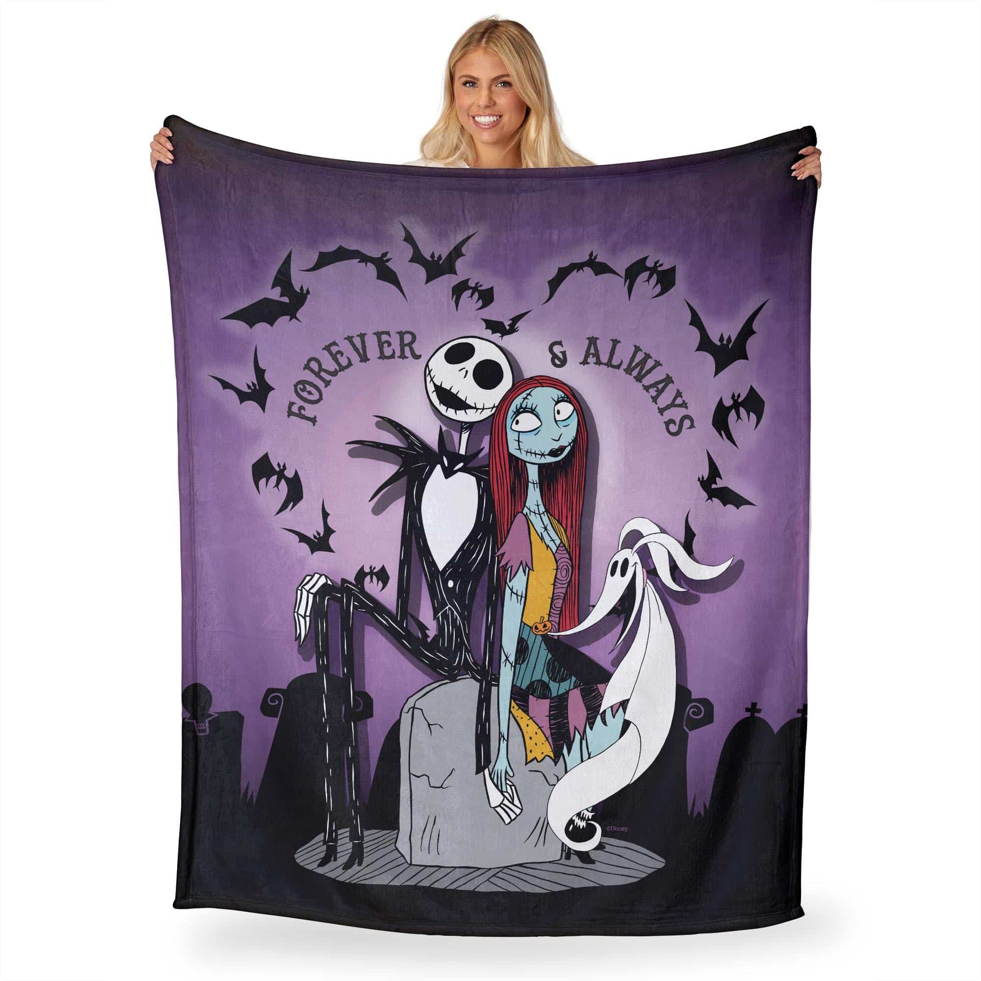 Disney Nightmare Before Christmas Throw Blanket - Thumbnail 4