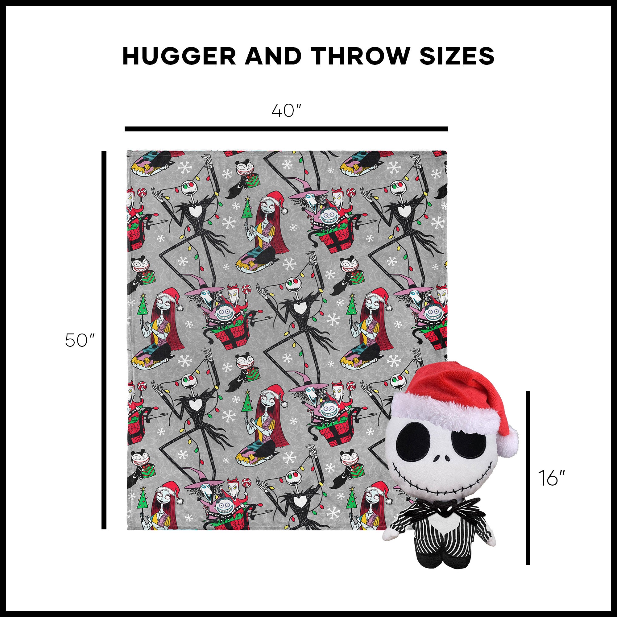 Disney's The deals Nightmare Before Christmas Character Pillow &Throw Blanket