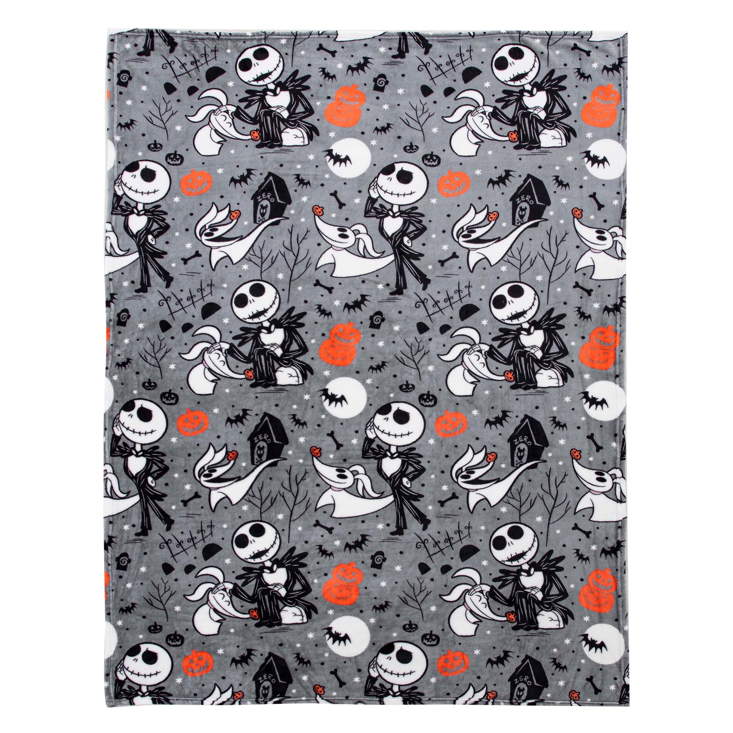 Disney Nightmare Before Christmas Best Friends Silk Touch Throw Blanket 50x70 Inches
