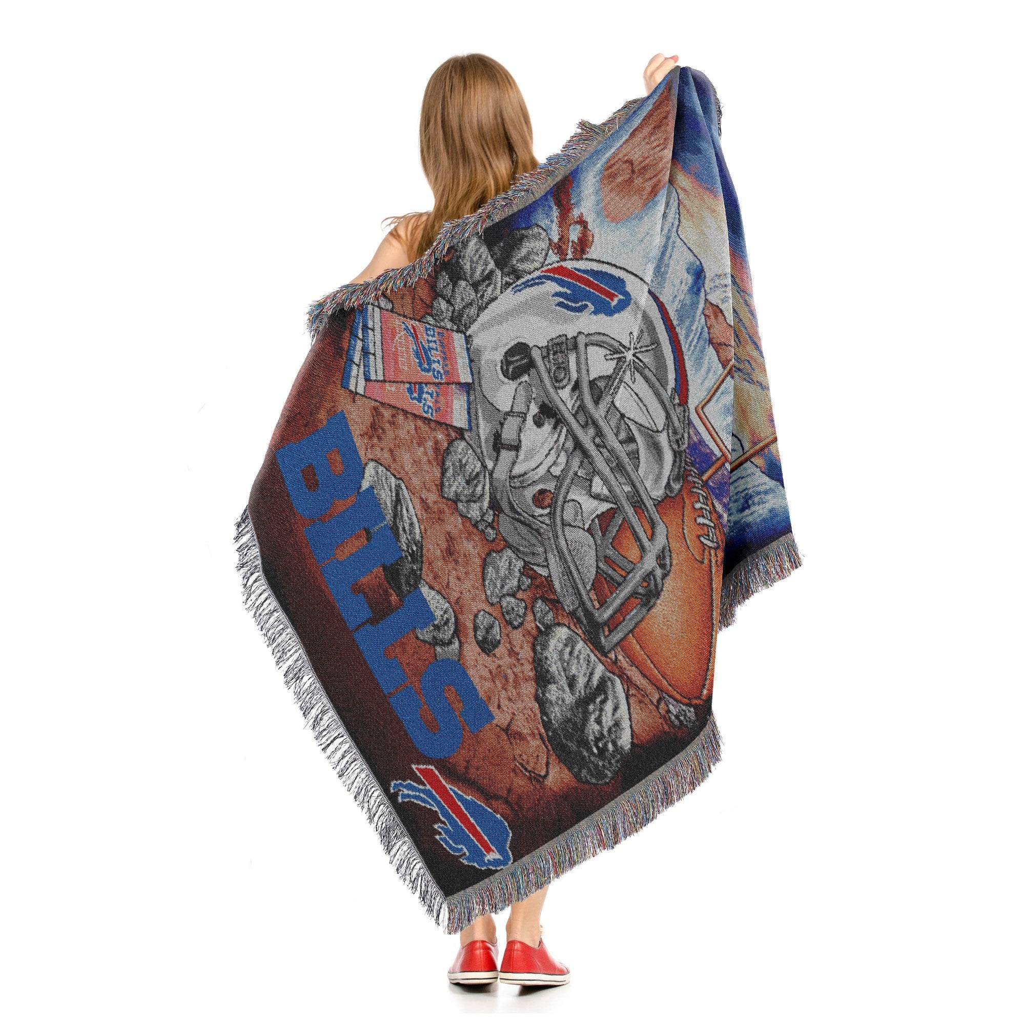 NFL Buffalo Bills Home Field Advantage Tapestry Blanket 48x60 Inches