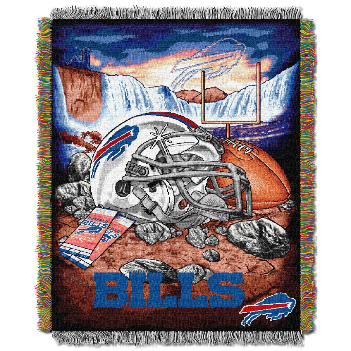 NFL Buffalo Bills Home Field Advantage Tapestry Blanket 48x60 Inches