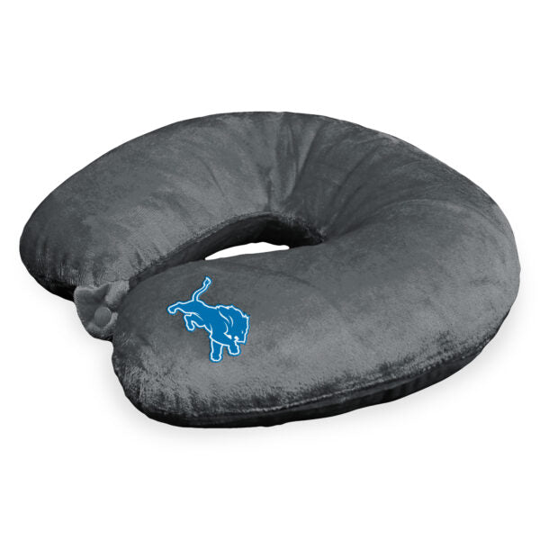 NFL Lions Applique Neck Pillow 12x13 Inches