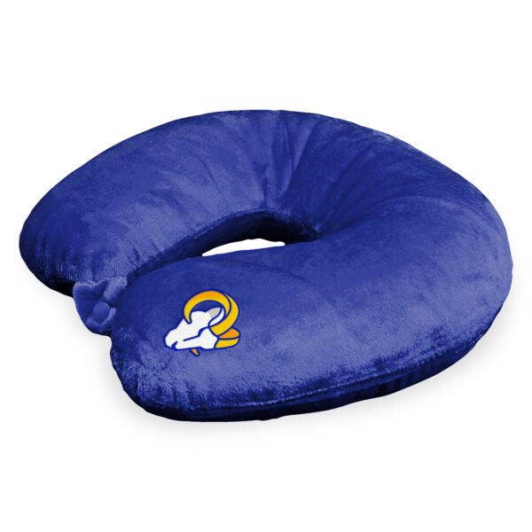 NFL Los Angeles Rams Applique Neck Pillow 12x13 Inches