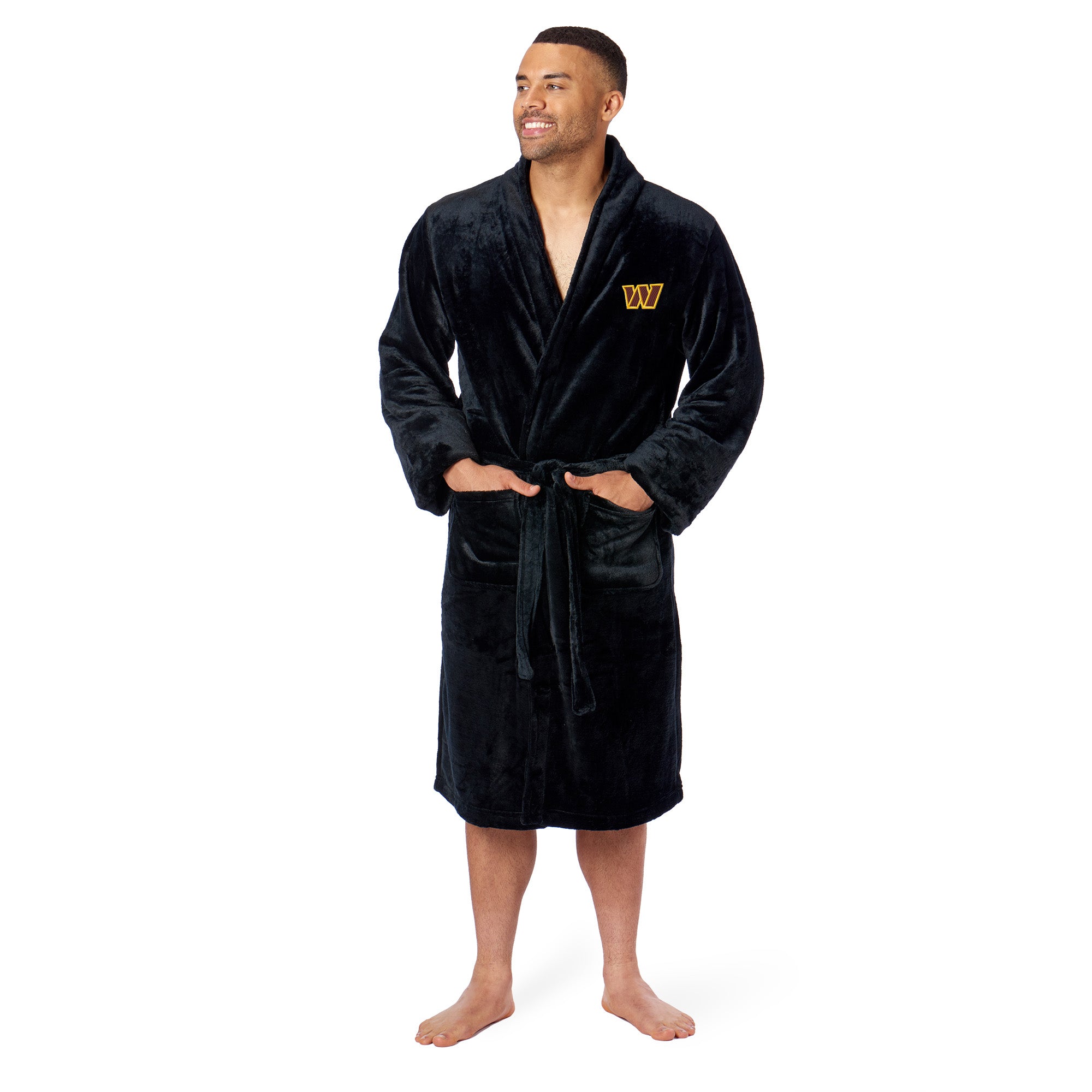 NFL Washington Commanders L/XL Silk Touch Robe 26 x 47 Inches