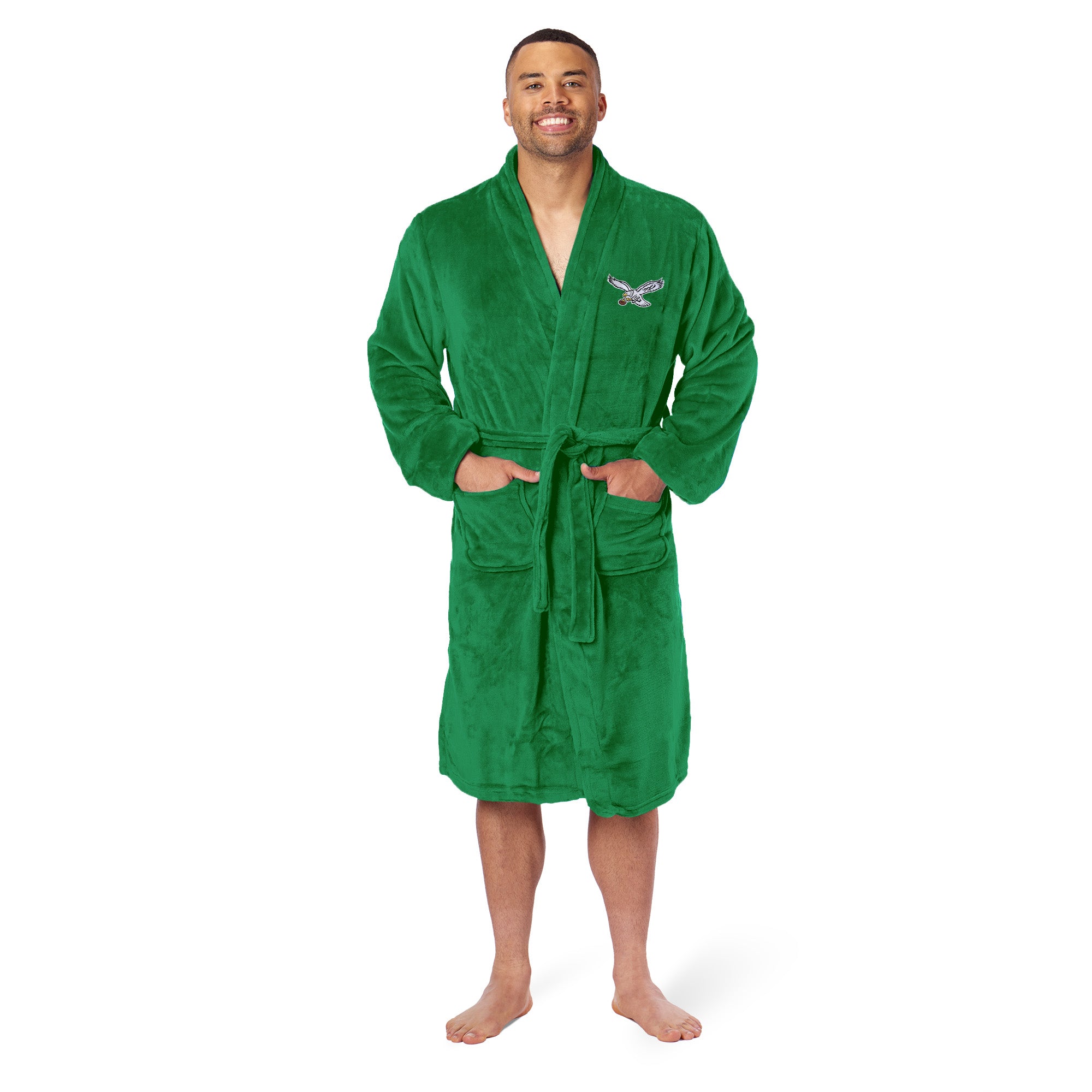 Philadelphia Eagles NFL L/XL Silk Touch Robe 26×47 Inches