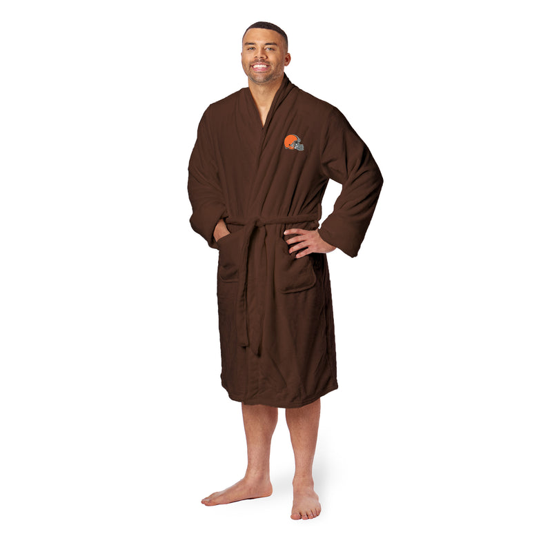 Cleveland Browns NFL L/XL Silk Touch Robe 26×47 Inches