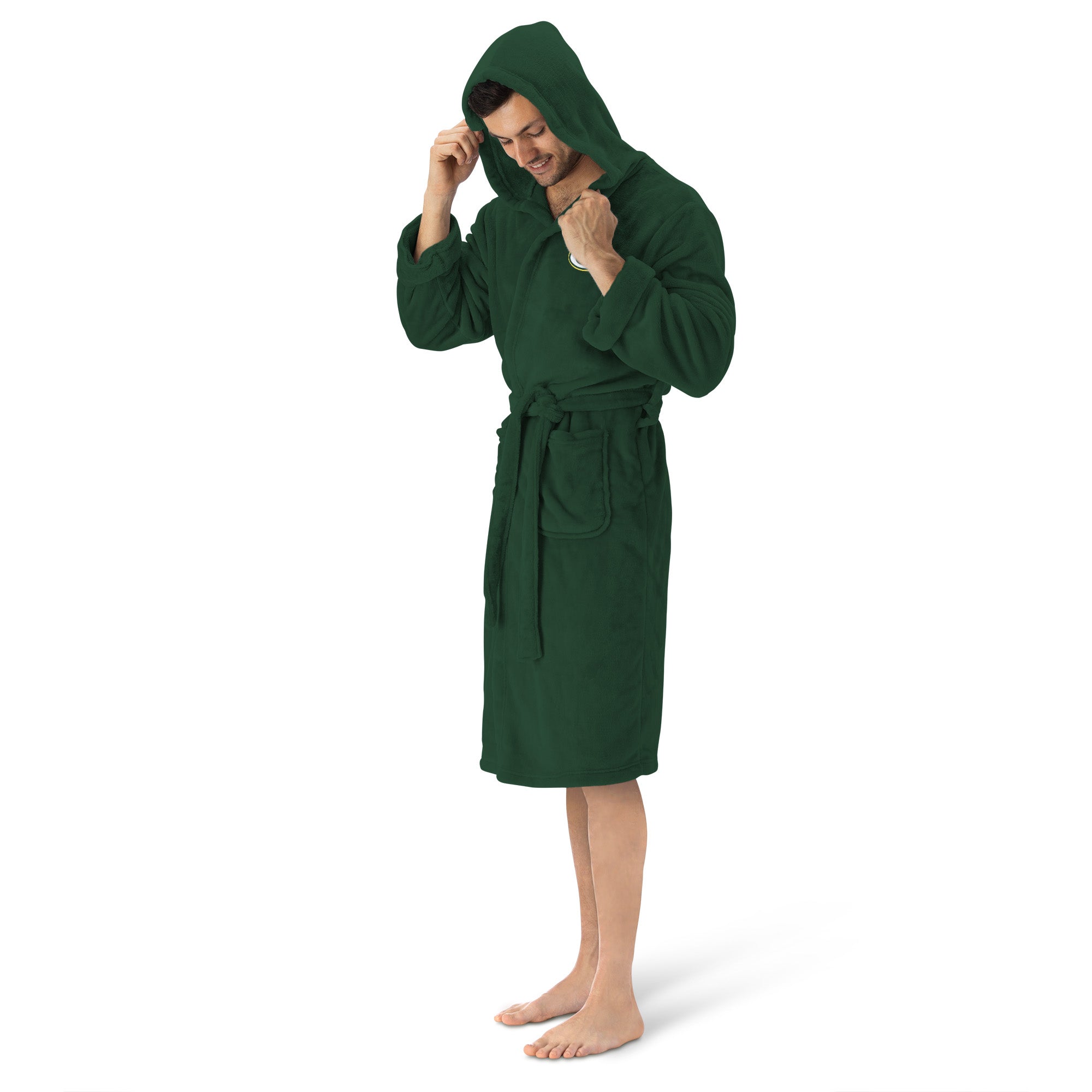 Green Bay Packers NFL Hooded Silk Touch Robe 26x47 Inches