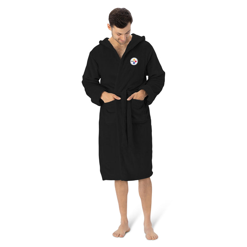 Pittsburgh Steelers NFL Hooded Silk Touch Robe 26x47 Inches