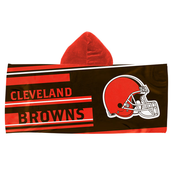 Cleveland Browns NFL Juvy Hooded Towel 22X51 Inches