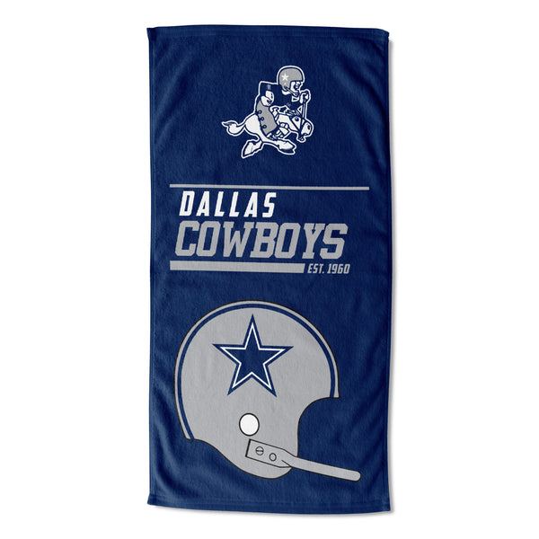 NFL Dallas Cowboys 40 Yard Dash Legacy Beach Towel 30x60 Inches