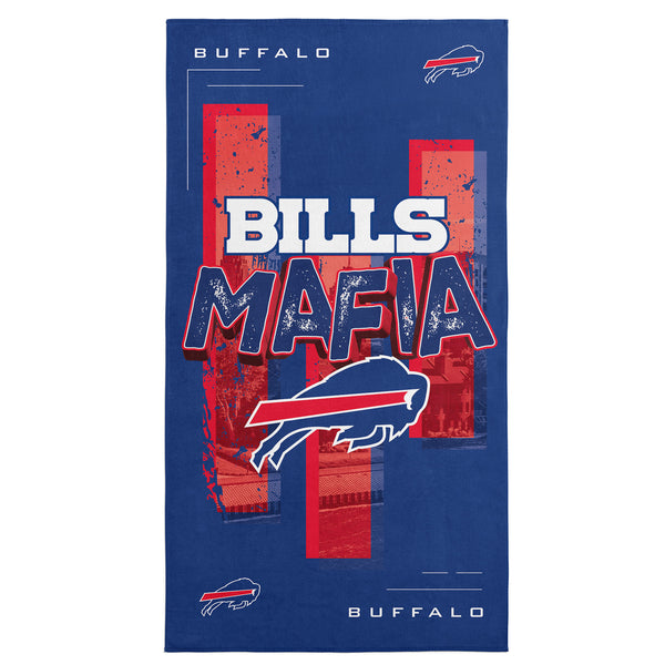 NFL Bills Mafia City Movement Beach Towel 30x60 inches