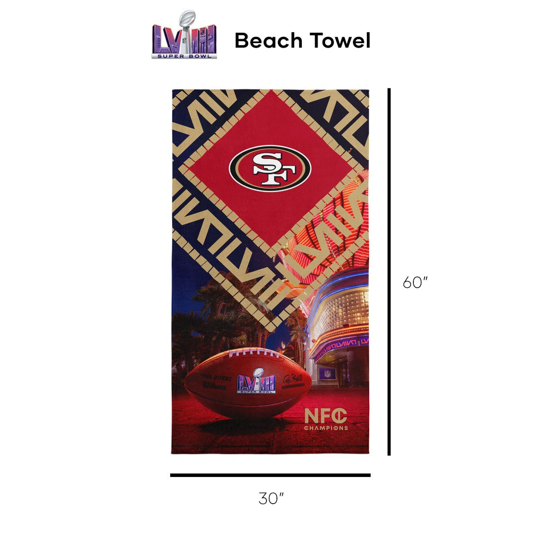 Super outlets bowl NFL towel