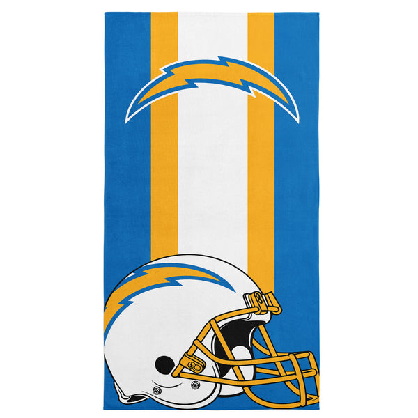 Los Angeles Chargers NFL Zone Read Beach Towel 30 x 60 inches