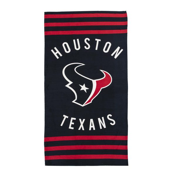 Houston Texans NFL Stripes Beach Towel 30×60 Inches