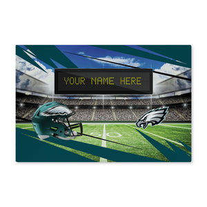 NFL Philadelphia Eagles Scoreboard Personalized Washable Rug 20x32 Inches