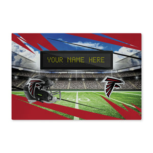 NFL Atlanta Falcons Scoreboard Personalized Washable Rug 20x32 Inches