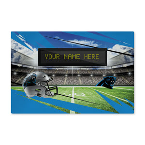 NFL Carolina Panthers Scoreboard Personalized Washable Rug 20x32 Inches