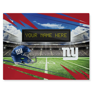 NFL New York Giants Scoreboard Personalized Washable Rug 62x84 Inches