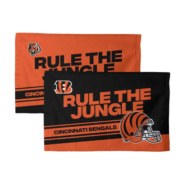 NFL Cincinnati Bengals Play Action Fan Towel 2 Pack 16 x 25 Inches