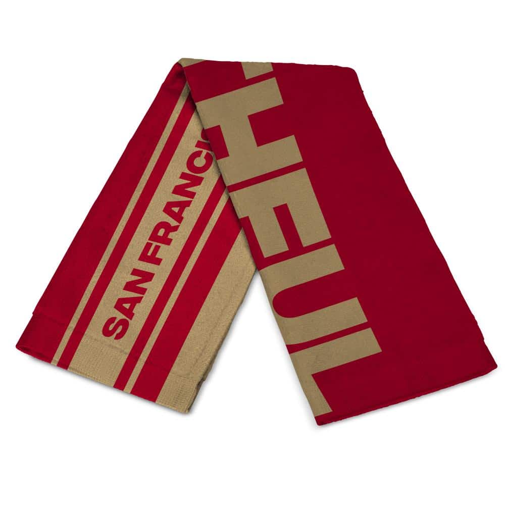 Hot pink sf 49ers hand popular towel set