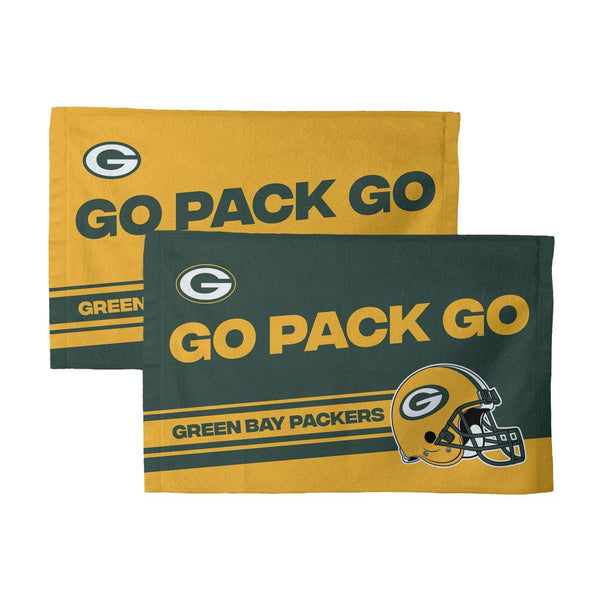 NFL Green Bay Packers Play Action Fan Towel 2 Pack 16 x 25 Inches