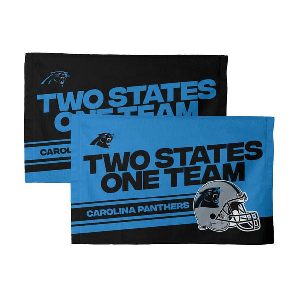 NFL Carolina Panthers Play Action Fan Towel 2 Pack 16 x 25 Inches