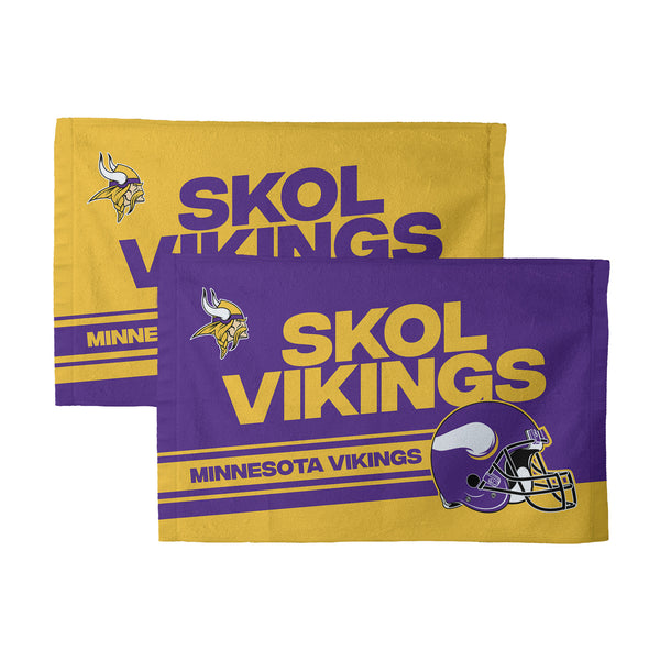 NFL Minnesota Vikings Play Action Fan Towel 2 Pack 16 x 25 Inches