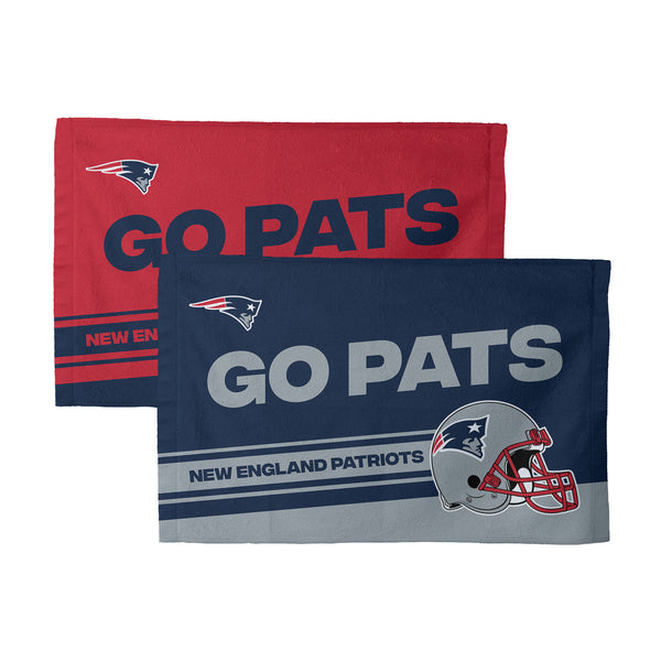NFL New England Patriots Play Action Fan Towel 2 Pack 16 x 25 Inches